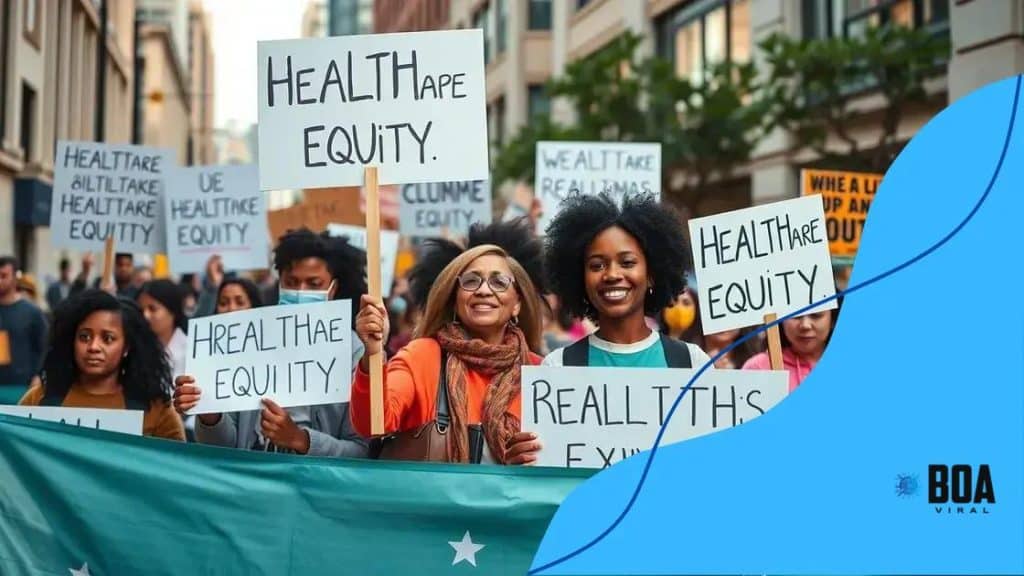 Healthcare equity protest campaigns: fighting for fairness