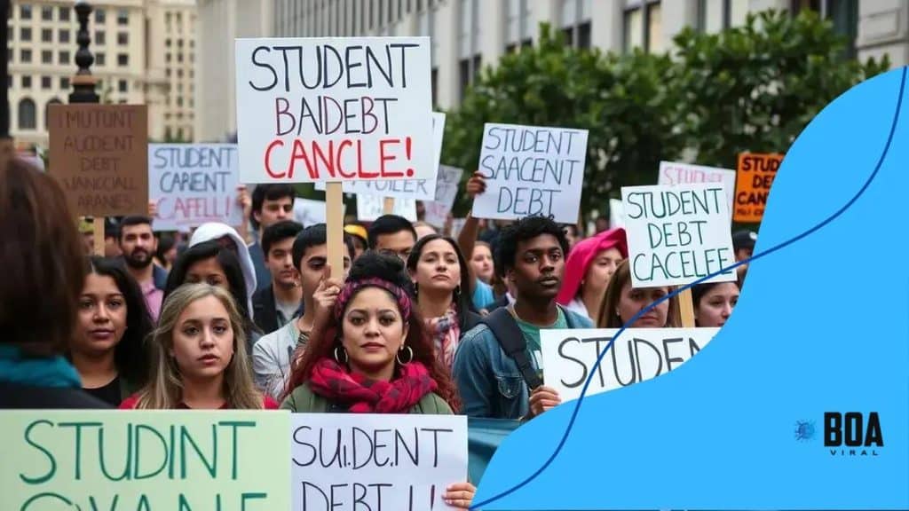 Student debt cancellation protests spark nationwide movements