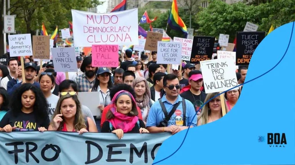Pro-democracy marches in Washington raise vital questions