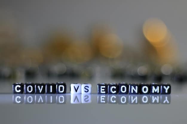An infographic comparing different economic scenarios and their projected impact on the US national debt in 2025, including optimistic, baseline, and pessimistic scenarios.
